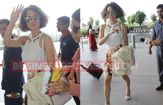 KangnaRanaut-Airport