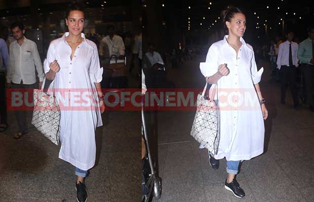 NehaDhupia-Airport