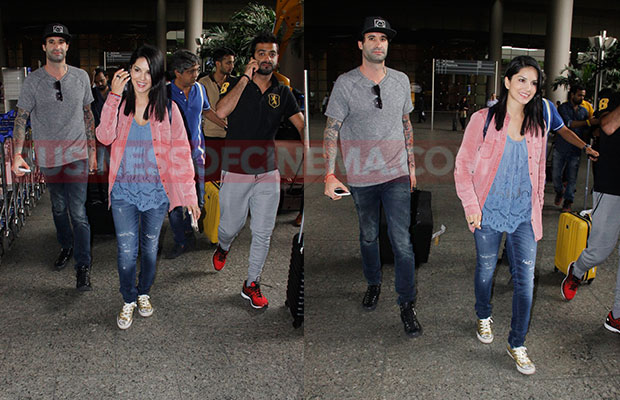 sunny-leone-daniel-webber-airport-3