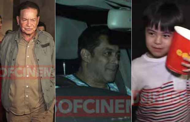 Photos: Salman Khan's Tubelight Child Actor Matin Rey Tangu And Salim Khan At Special Screening!