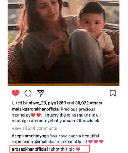 Malaika Arora's Latest Instagram Post About Ex-Husband Arbaaz Khan Is Too Cute To Miss!