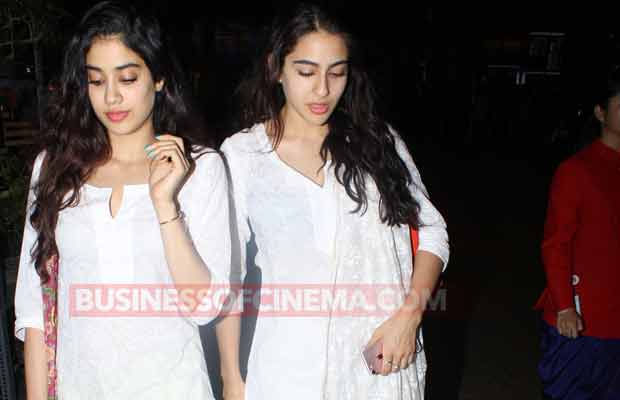 BFFs Jhanvi Kapoor And Sara Ali Khan Spotted Twinning In White- Who Wore Indian Wear Better?