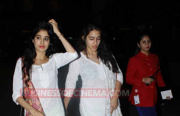 BFFs Jhanvi Kapoor And Sara Ali Khan Spotted Twinning In White- Who Wore Indian Wear Better?