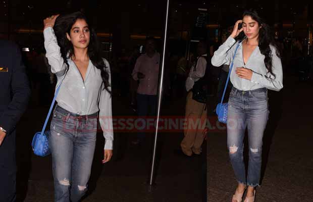 Sridevi Daughter Jhanvi Kapoor Rocks The Airport Look With Style