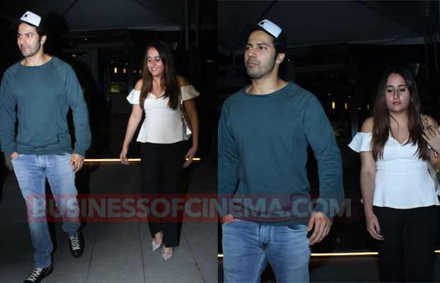 Photos: Varun Dhawan Spotted On A Dinner Date With Girlfriend Natasha Dalal!