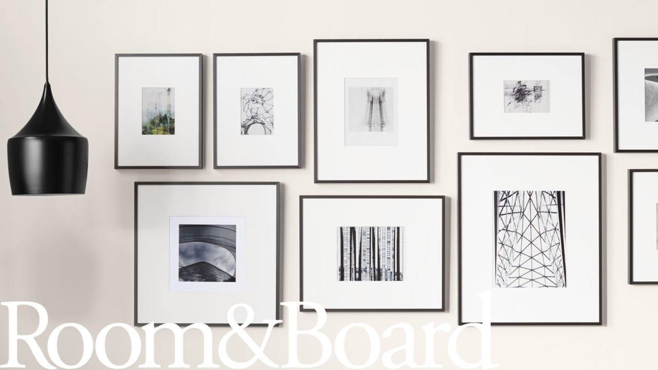 How to Create a Modern Frame Wall