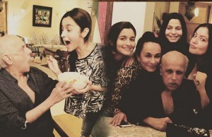 Inside Photos: Pooja, Shaheen And Alia Bhatt Celebrate Dad Mahesh Bhatt's Birthday