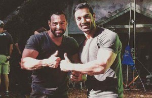 Guess Who Is John Abraham Posing With On The Sets Of Force 2?