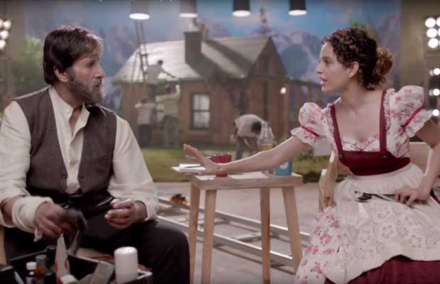 Watch: Finally The Much Awaited Ad Of Kangana Ranaut And Amitabh Bachchan Is Out!