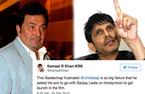 It's An Ugly Twitter War! Rishi Kapoor Threatens KRK