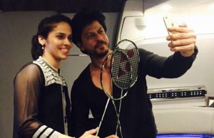 Photos: When Shah Rukh Khan Removed Strings From Saina Nehwal's Badminton Racket!
