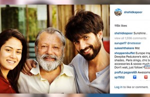 Shahid Kapoor's Sunshine Moment With Wife Mira And Dad Pankaj Kapoor
