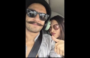 Watch: Ranveer Singh And Deepika Padukone's Chopper Ride To Bajirao Mastani's Gajanana Song Launch Journey