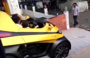 Leaked Video: Shah Rukh Khan's Son AbRam Driving A Mini Car
