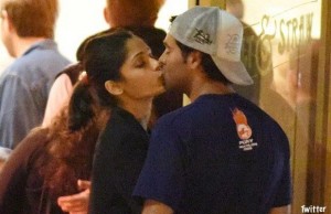 Leaked Photos: Freida Pinto Lip Locks Beau Ronnie Barcardi!