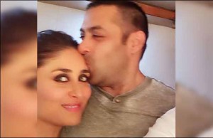 Selfie Alert! Salman Khan's Big Kiss To Kareena Kapoor Khan
