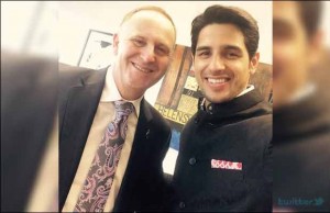 Sidharth Malhotra Meets New Zealand Prime Minister John Key
