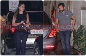 Snapped: Kareena Kapoor Khan and Saif Ali Khan At A Family Dinner