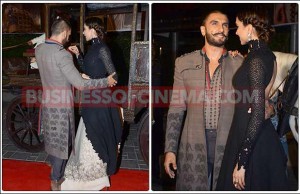 Deepika Padukone And Ranveer Singh's Royal Entry At Bajirao Mastani Trailer Launch!