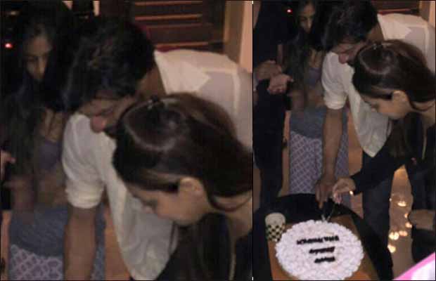 Inside Photo: Shah Rukh Khan Cuts Cake With Family On His 50th Birthday