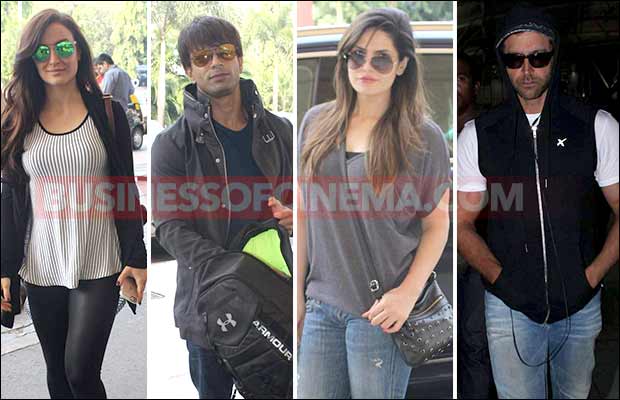 Airport Spotting: Hrithik Roshan, Zareen Khan, Karan Singh Grover And Others Snapped!