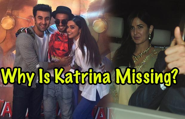 Tamasha Screening: Deepika Padukone-Ranveer Singh, Ranbir Kapoor- Why Was Katrina Kaif Missing?