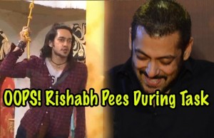 Bigg Boss 9: Oops! Rishabh Sinha Pees During Task; Salman Khan's Hilarious Comment