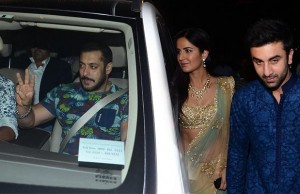 Salman Khan, Katrina Kaif And Ranbir Kapoor Celebrate Diwali Together