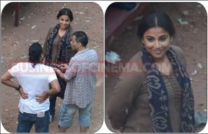 Photos: Vidya Balan, Nawazuddin Siddiqui Snapped On Te3n Sets