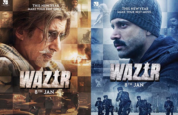 Amitabh Bachchan And Farhan Akhtar’s Intense Look In Wazir’s New Poster!