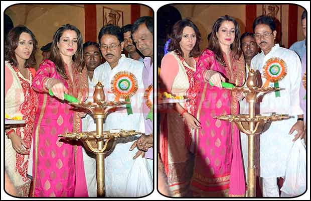 Preity Zinta Goes Pandal Hopping On Kali Puja