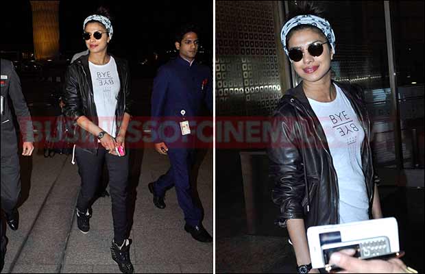 Airport Spotting: Priyanka Chopra’s Quick India Trip Comes To An End!