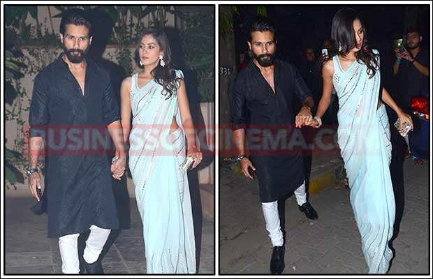 Snapped: Shahid Kapoor and Mira Rajput Celebrate Their First Diwali Together