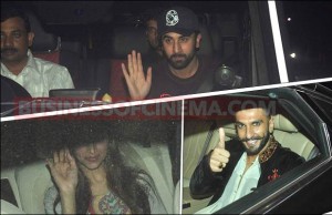 Photos: Deepika Padukone Watches Tamasha With Ranbir Kapoor And Ranveer Singh