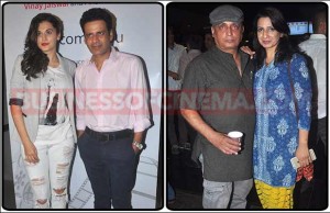 Tapsee Pannu, Manoj Bajpayee Attend The Homecoming Screening
