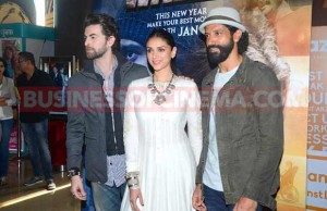 Farhan Akhtar, Aditi Rao Hydari And Neil Nitin Mukesh Unveil Wazir Trailer