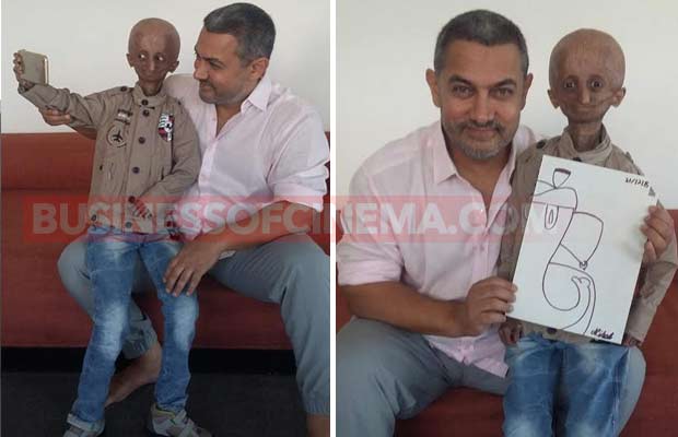 Photos: Aamir Khan Meets Fan With Progeria, Makes His Dream Come True!