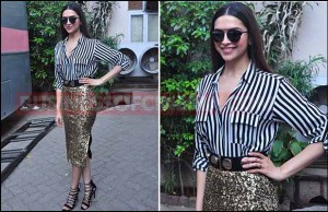 Hot Or Not: Deepika Padukone Combines Stripes With Bling!
