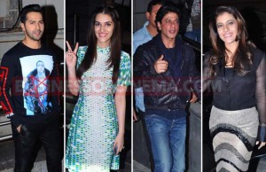 Photos: Shah Rukh Khan, Kajol And Others At Dilwale's Grand Premiere Night!