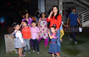Spotted : Manyata Dutt With Kids Iqra And Shahraan