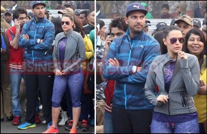 Photos: Neha Dhupia And Yuvraj Singh Hog The Limelight In Kolkata!