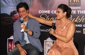 Photos: Shah Rukh Khan And Kajol Look Adorable At Dilwale New Trailer Release!