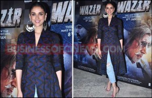 Photos: Farhan Akhtar And Aditi Rao Hydari Promote Wazir!