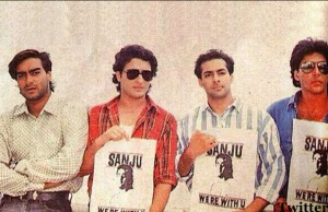 When Salman Khan, Saif Ali Khan, Akshay Kumar And Ajay Devgn Stood Up For Sanjay Dutt!
