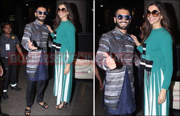 Airport Spotting: Deepika Padukone And Ranveer Singh Look Fashionable!