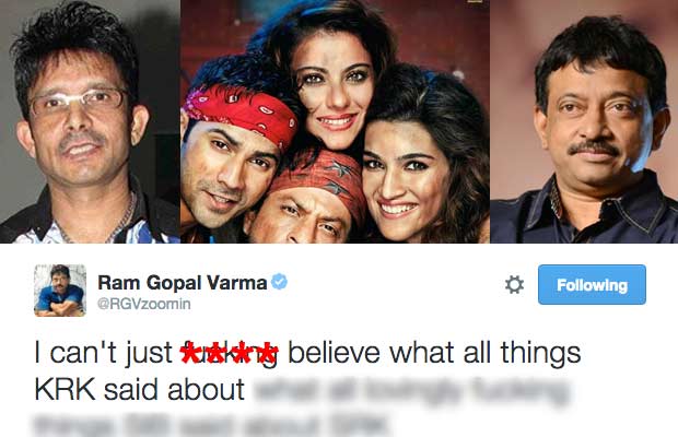 Oops! Ram Gopal Varma And Kamaal R Khan Take A Dig At Sanjay Leela Bhansali For Insulting Dilwale!