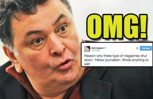Rishi Kapoor Shares Vintage Photos, Lashes Out At Magazine!
