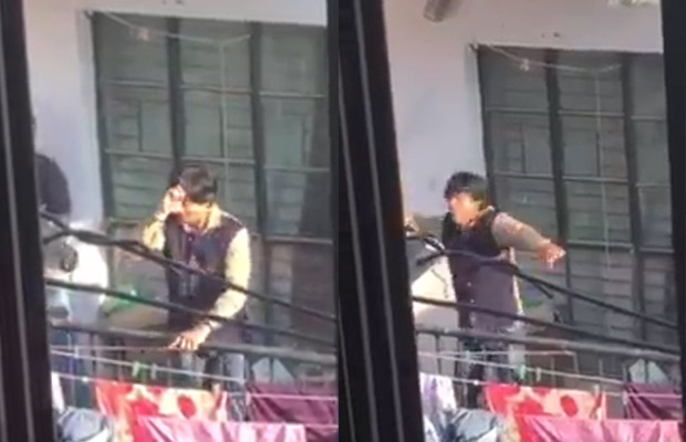 Leaked Video: Shah Rukh Khan’s Crazy Dance In Balcony While Shooting Fan Song!