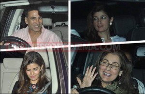 Photos: Akshay Kumar Makes It A Family Affair At Airlift Special Screening!