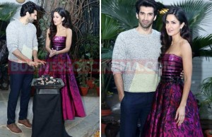 Photos: Katrina Kaif And Aditya Roy Kapur Promote Fitoor In Chilly Delhi!